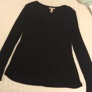Arizona Long Sleeve Black Sweater